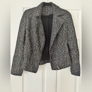 Ann Taylor asymmetric zip blazer, size 6